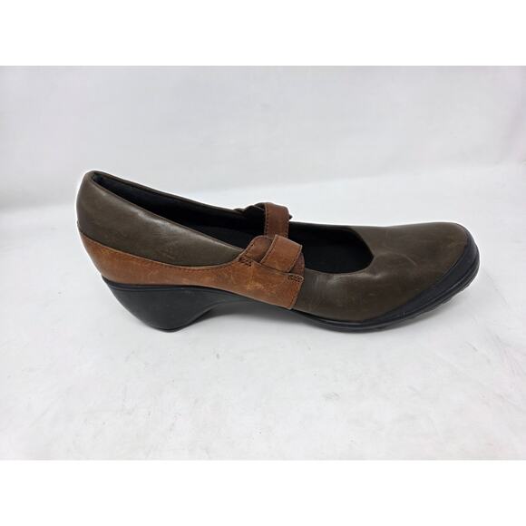 Merrell Women's Veranda Emme Mary Jane Two Toned Brown Shoes Size 9.5 - Picture 5 of 10